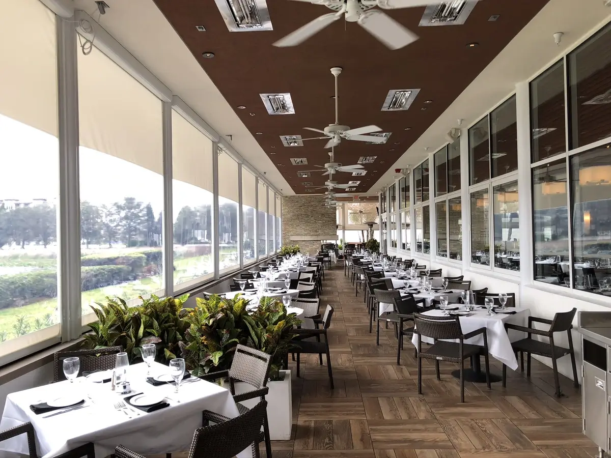 Fenetex Clear Com inside Ocean Prime Tampa